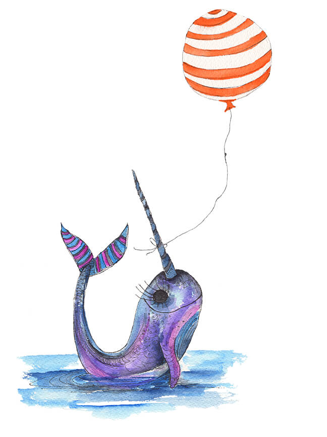 Narwhal with Ballon 72