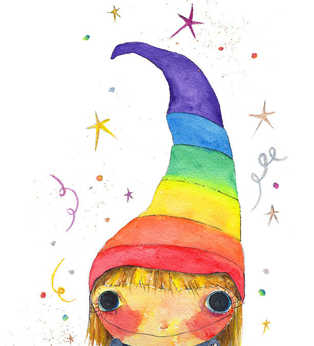 Rainbow Hat