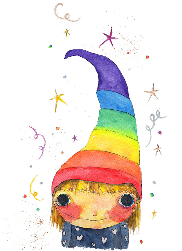 Rainbow Hat