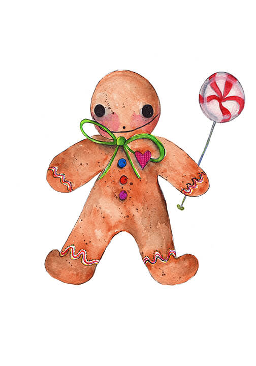 Xmas Gingerbread Man NO TEXT 72